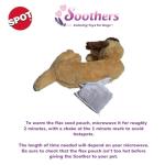 Warm Hug Pal Dog Plush Toy with Lavender