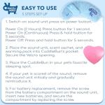 CuddleBun Heartbeat Puppy Toy for Calming Comfort