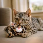 Calming Kitty Pal Plush Cat Toy with Purrs