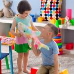 DolliBu Large Rainbow Shark Plush Toy - 23 Inches