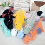 Cute 37in Sky Blue Dragon Plush Toy