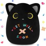 Black Cat Plush Toy - 8 Inch Soft Cuddly Friend