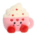 Aurora Harper Heart Latte Pink Plush Toy