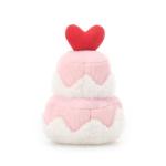 Apricot Lamb Double Layer Cake Plush Toy
