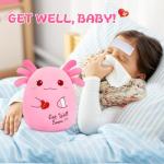 Get Well Soon Pink Axolotl Plush Toy
