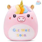 Get Well Soon Unicorn Plush Pillow 12