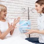 Cute Get Well Soon Axolotl Plush Toy, 10 Inch