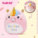 Get Well Soon Unicorn Plush Pillow 12