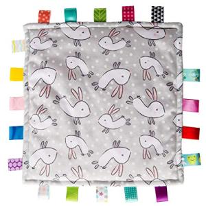 Bunny Taggies Lovey Blanket with Sensory Tags