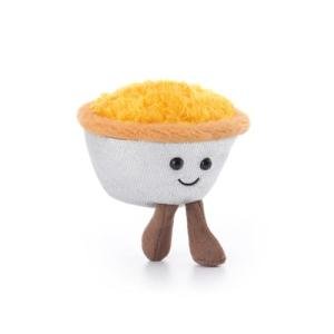 Apricot Lamb Egg Tart Plush Toy for Kids