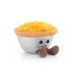 Apricot Lamb Egg Tart Plush Toy for Kids