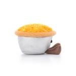 Apricot Lamb Egg Tart Plush Toy for Kids