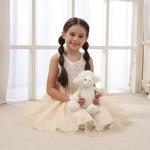 Cuddly Apricot Lamb Plush Toy for Kids