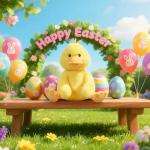 Soft Plush Yellow Duck Stuffed Animal Toy