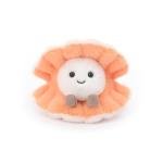 Apricot Lamb Pearl Scallop Stuffed Plush Toy