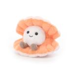 Apricot Lamb Pearl Scallop Stuffed Plush Toy