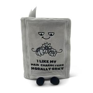 Morally Grey Book Plushie for Book Lovers