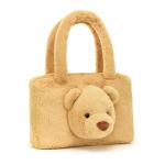 Jellycat Smudge Bear Plush Tote Bag, 14 inches