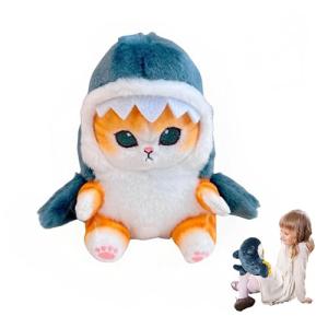 Cute Shark Cat Plush Toy - Adorable Soft Doll