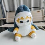 Cute Shark Cat Plush Toy - Adorable Soft Doll