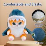 Cute Shark Cat Plush Toy - Adorable Soft Doll