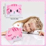 Reversible Happy Sad Cat Plush Toy Doll
