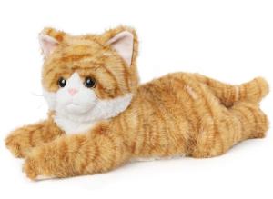 Orange Tabby Cat Plush Toy with Lavender Scent