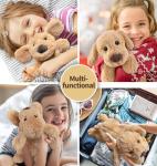 Microwavable Fluffy Puppy Plush with Lavender Scent
