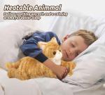 Orange Tabby Cat Plush Toy with Lavender Scent