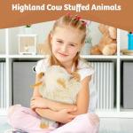 Microwavable Mini Highland Cow Plush Toy