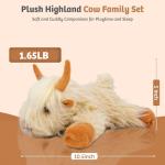 Microwavable Mini Highland Cow Plush Toy