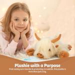 Microwavable Mini Highland Cow Plush Toy