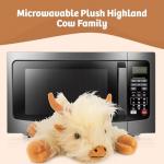 Microwavable Mini Highland Cow Plush Toy