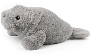 Adorable Microwavable Fluffy Manatee Plush Toy
