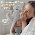 Adorable Microwavable Fluffy Manatee Plush Toy