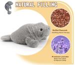 Adorable Microwavable Fluffy Manatee Plush Toy