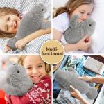 Adorable Microwavable Fluffy Manatee Plush Toy
