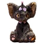 Halloween Devon Rex Cat Plush Toy - Black