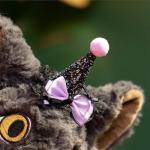 Halloween Devon Rex Cat Plush Toy - Black