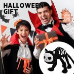 Halloween Black Cat Plush Toy for Kids & Adults