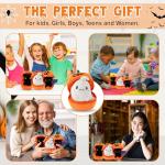 Halloween Pumpkin & Spooky Black Cat Plush Toy