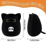 Yamepuia Cute Black Cat Plush Toy for Halloween