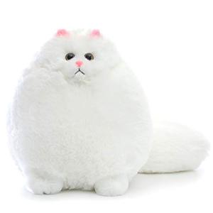 Adorable 10-inch White Cat Plush Toy