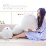 Giant White Plush Cat for Kids