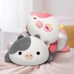 Cute Cow Plush Pillow for Cuddling and Decor