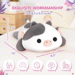 Cute Cow Plush Pillow for Cuddling and Decor