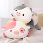 Mewaii Strawberry Cow Plush Toy - Cuddle Buddy