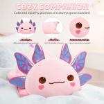 Mewaii Cute Axolotl Plush Pillow for Kids