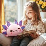 Mewaii Cute Axolotl Plush Pillow for Kids