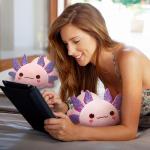 Mewaii Cute Axolotl Plush Pillow for Kids